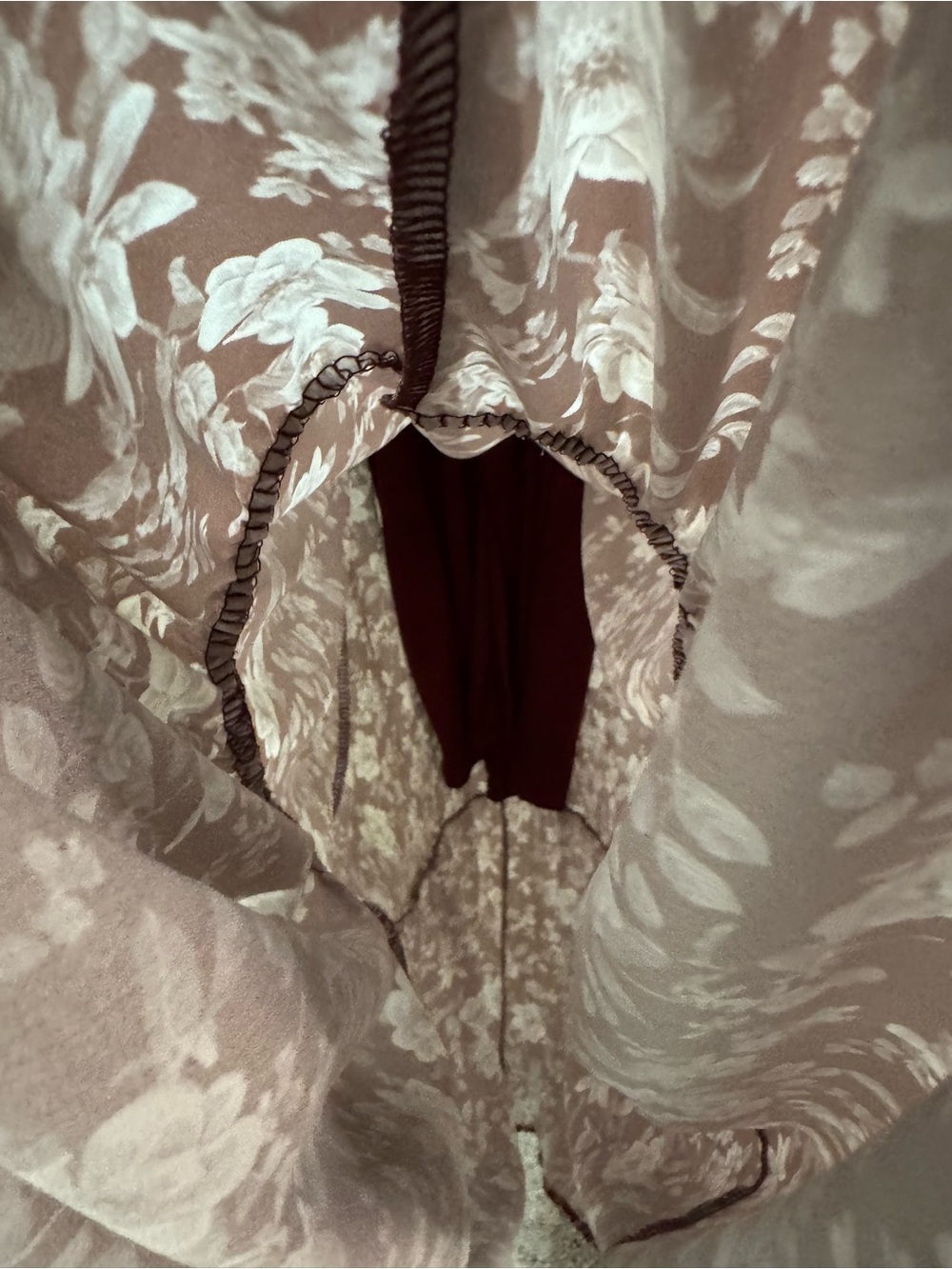 Altar'd State Mauve Floral Ruffle-Strap Maxi Dress Size XXS - Picture 10 of 12
